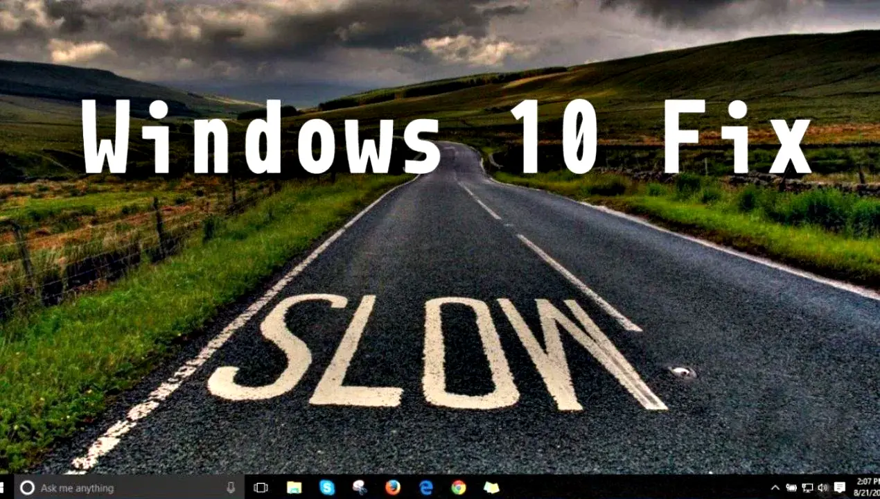 حل مشكلة بطء أداء ويندوز 10